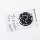 We Us Ours Pin - Black